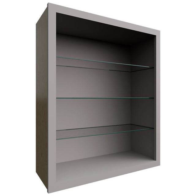 NDW3036 - Wall - Standard No Door Cabinet - 30 W X 36 H X 12 D - Nickel