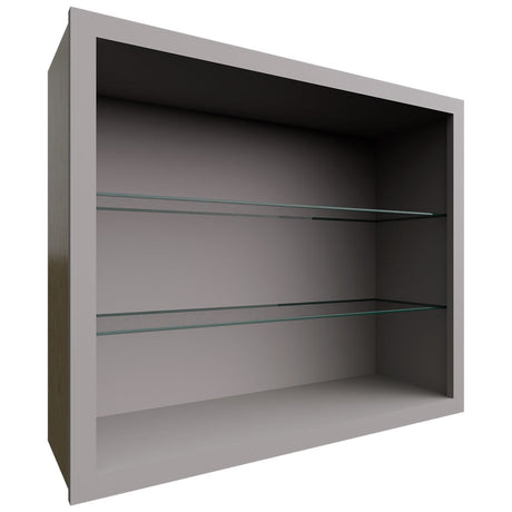 NDW3630 - Wall - Standard No Door Cabinet - 36 W X 30 H X 12 D - Nickel
