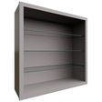 NDW3636 - Wall - Standard No Door Cabinet - 36 W X 36 H X 12 D - Nickel