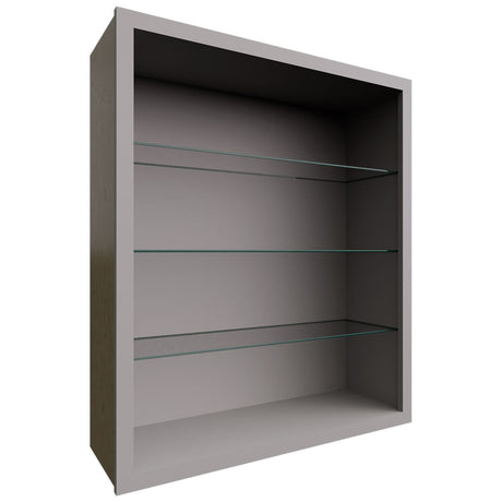 NDW3642 - Wall - Standard No Door Cabinet - 36 W X 42 H X 12 D - Nickel