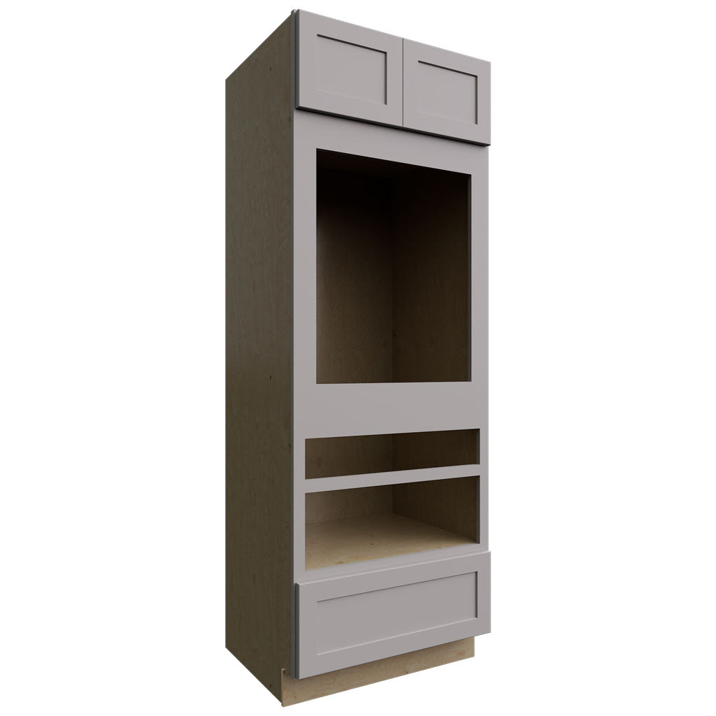 OC3384D - Tall - Oven Cabinet Double - 33 W X 84 H X 24 D - Galaxy Nickel