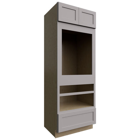 OC3384D - Tall - Oven Cabinet Double - 33 W X 84 H X 24 D - Galaxy Nickel