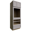 OC3390D - Tall - Oven Cabinet Double - 33 W X 90 H X 24 D - Galaxy Nickel