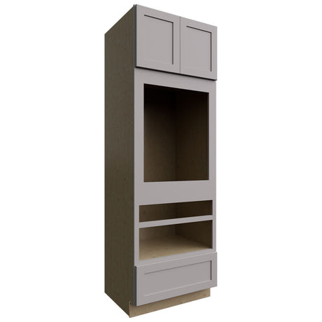 OC3390D - Tall - Oven Cabinet Double - 33 W X 90 H X 24 D - Galaxy Nickel