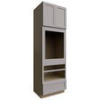 OC3396D - Tall - Oven Cabinet Double - 33 W X 96 H X 24 D - Galaxy Nickel