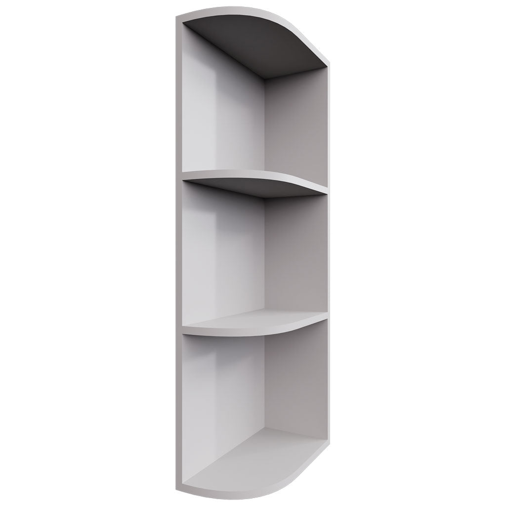OER630 - Wall - Open End Cabinet - 6 W X 30 H X 12 D - Nickel