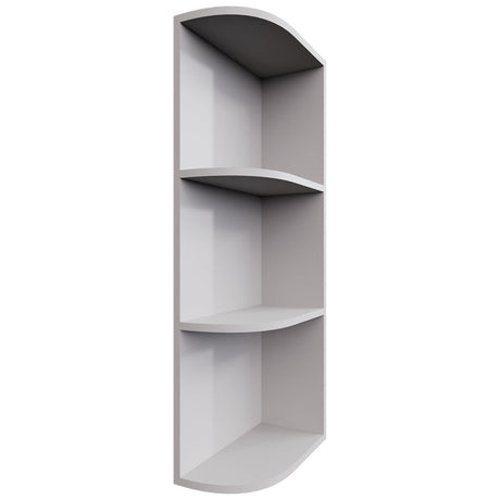 OER630 - Wall - Open End Cabinet - 6 W X 30 H X 12 D - Nickel