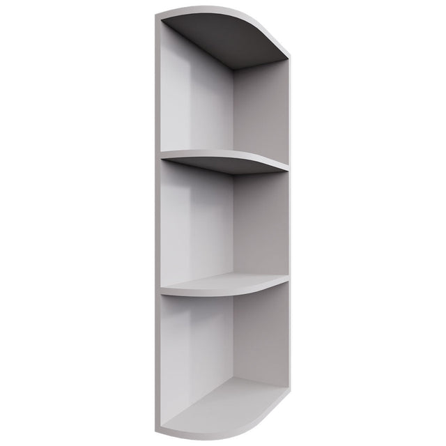 OER630 - Wall - Open End Cabinet - 6 W X 30 H X 12 D - Nickel
