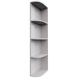 OER642 - Wall - Open End Cabinet - 6 W X 42 H X 12 D - Nickel