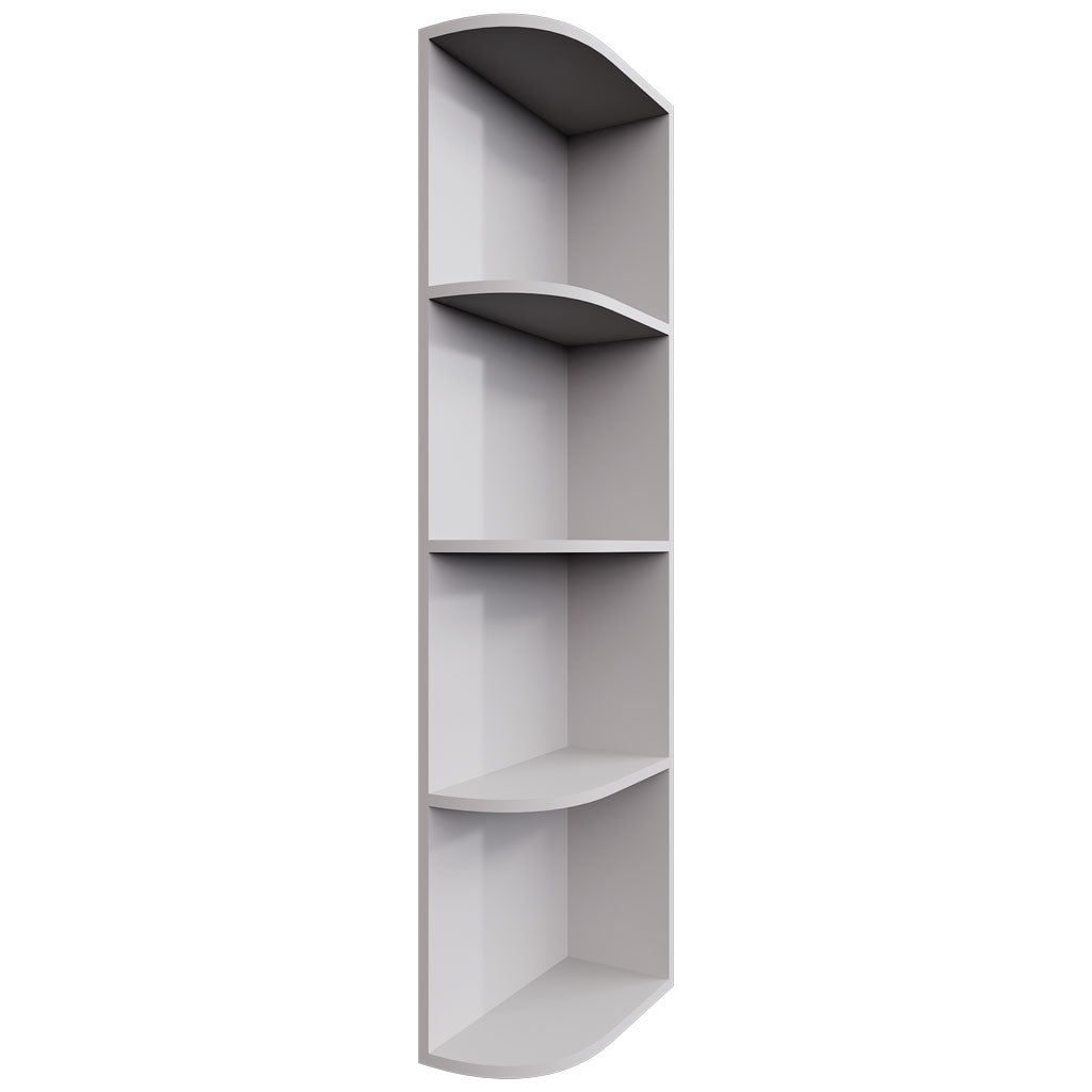 OER642 - Wall - Open End Cabinet - 6 W X 42 H X 12 D - Nickel