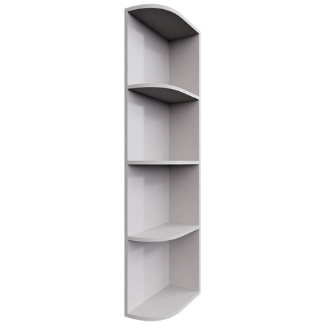 OER642 - Wall - Open End Cabinet - 6 W X 42 H X 12 D - Nickel
