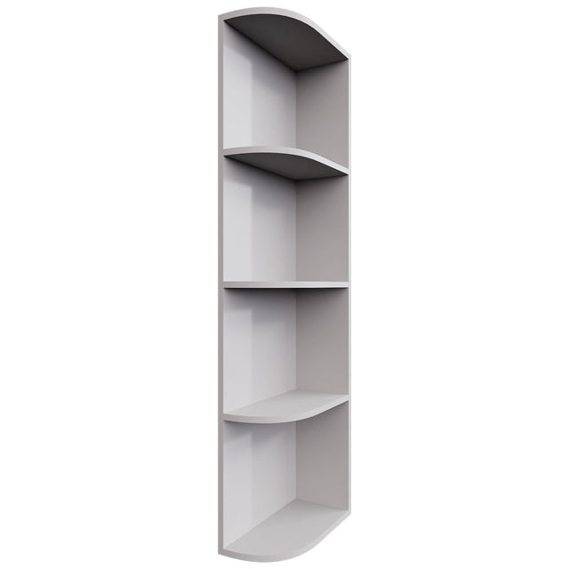 OER642 - Wall - Open End Cabinet - 6 W X 42 H X 12 D - Nickel