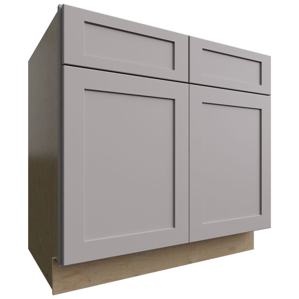 SB36 - Base - Sink Cabinet - 36 W X 34-1 2 H X 24 D - Galaxy Nickel