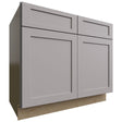 SB39 - Base - Sink Cabinet - 39 W X 34-1 2 H X 24 D - Galaxy Nickel