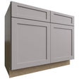 SB42 - Base - Sink Cabinet - 42 W X 34-1 2 H X 24 D - Galaxy Nickel