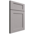 SD - Sample - Door with Drawer Front - 14-1/2 W X 24-1 2 H - Galaxy Nickel