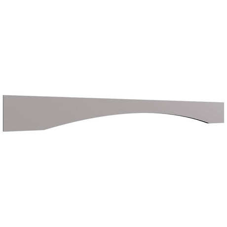 VAR54 - Wall - Arched Valance - 54 W X 5-1 2 H X 3 4 T - Nickel
