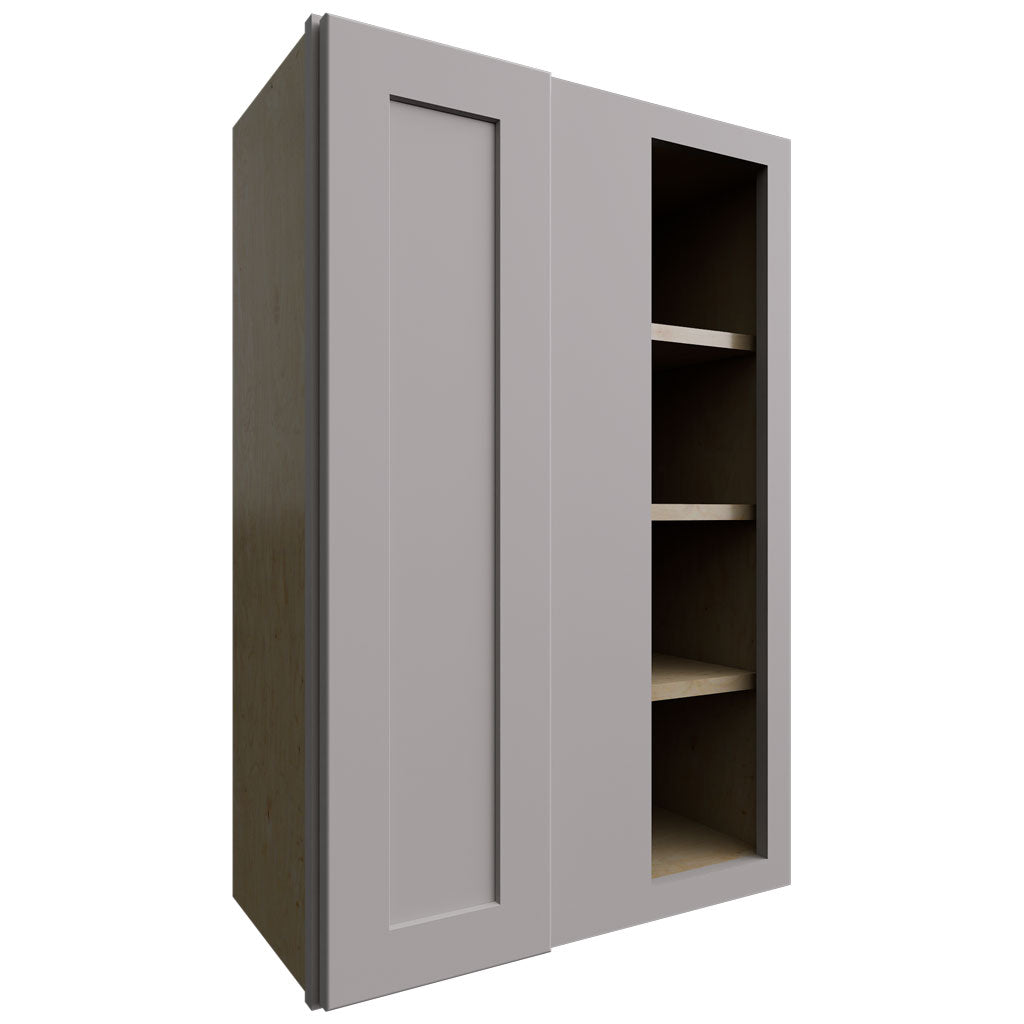 WBC2436 - Wall Corner - Blind Cabinet - 24 W X 36 H X 12 D - Galaxy Nickel