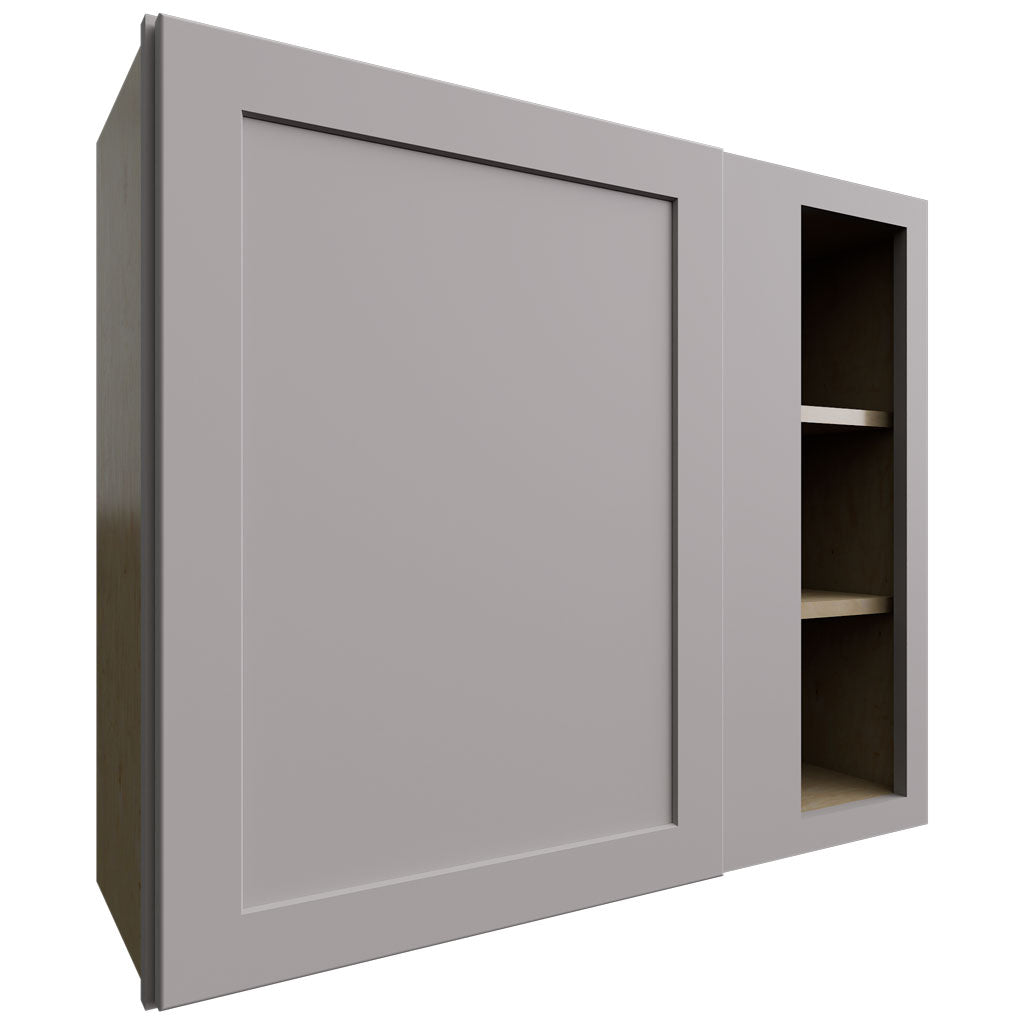 WBC3630 - Wall Corner - Blind Cabinet - 36 W X 30 H X 12 D - Galaxy Nickel