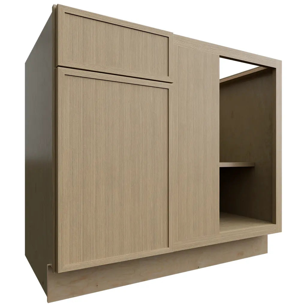 BLB42/45 (Esquina base | Gabinete ciego - 42" de ancho x 34-1/2" de alto x 24" de profundidad) | Roble desierto Luna