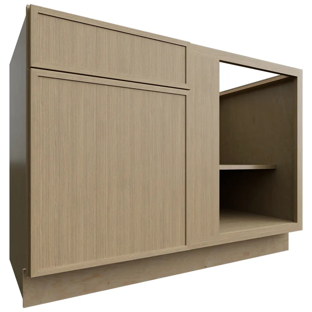 BLB48/51 (Esquina base | Gabinete ciego - 48" de ancho x 34-1/2" de alto x 24" de profundidad) | Roble desierto Luna