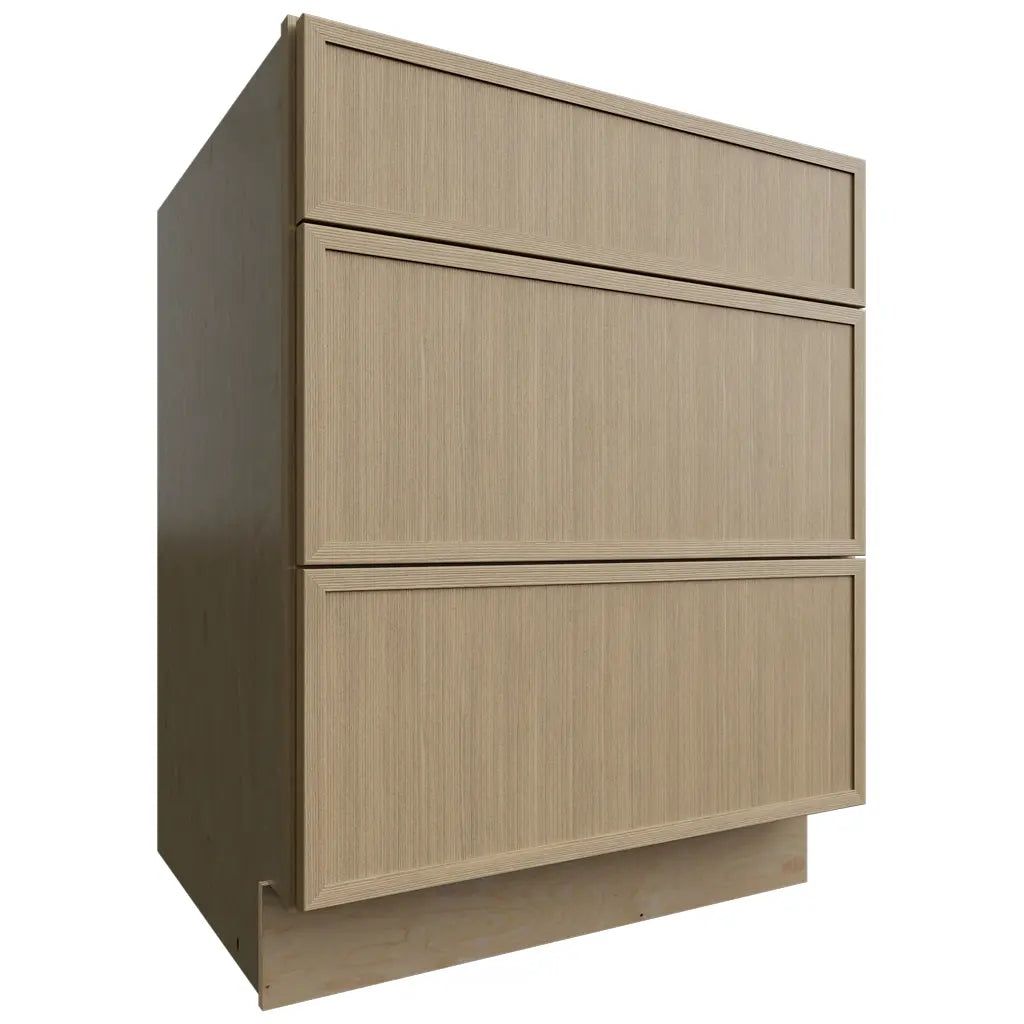 DB27 ( Base | 3 Drawers Cabinet - 27"W X 34-1/2"H X 24"D ) | Luna Desert Oak