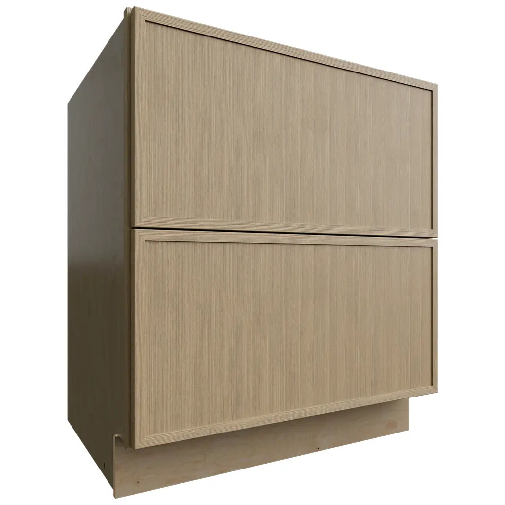 DB30-2 ( Base | 2 Drawers Cabinet - 30"W X 34-1/2"H X 24"D ) | Luna Desert Oak