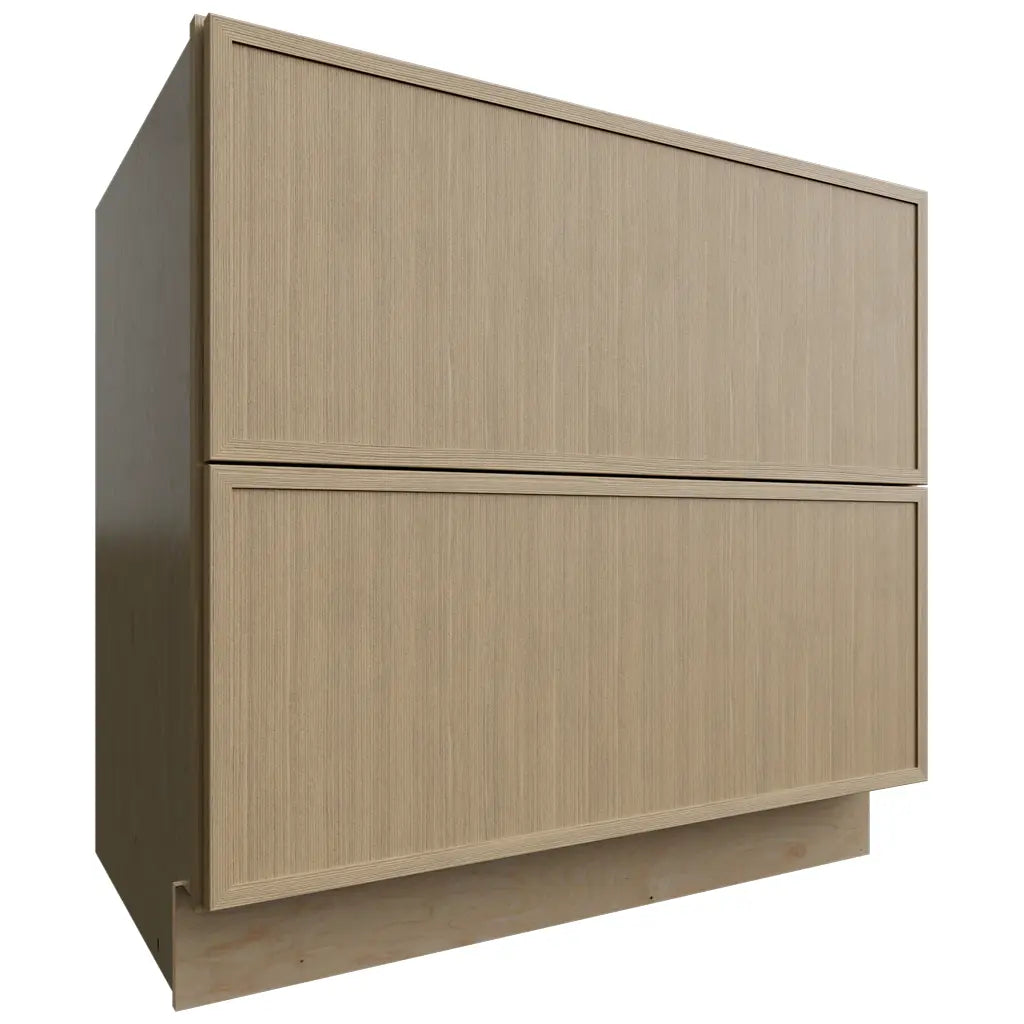 DB36-2 ( Base | 2 Drawers Cabinet - 36"W X 34-1/2"H X 24"D ) | Luna Desert Oak