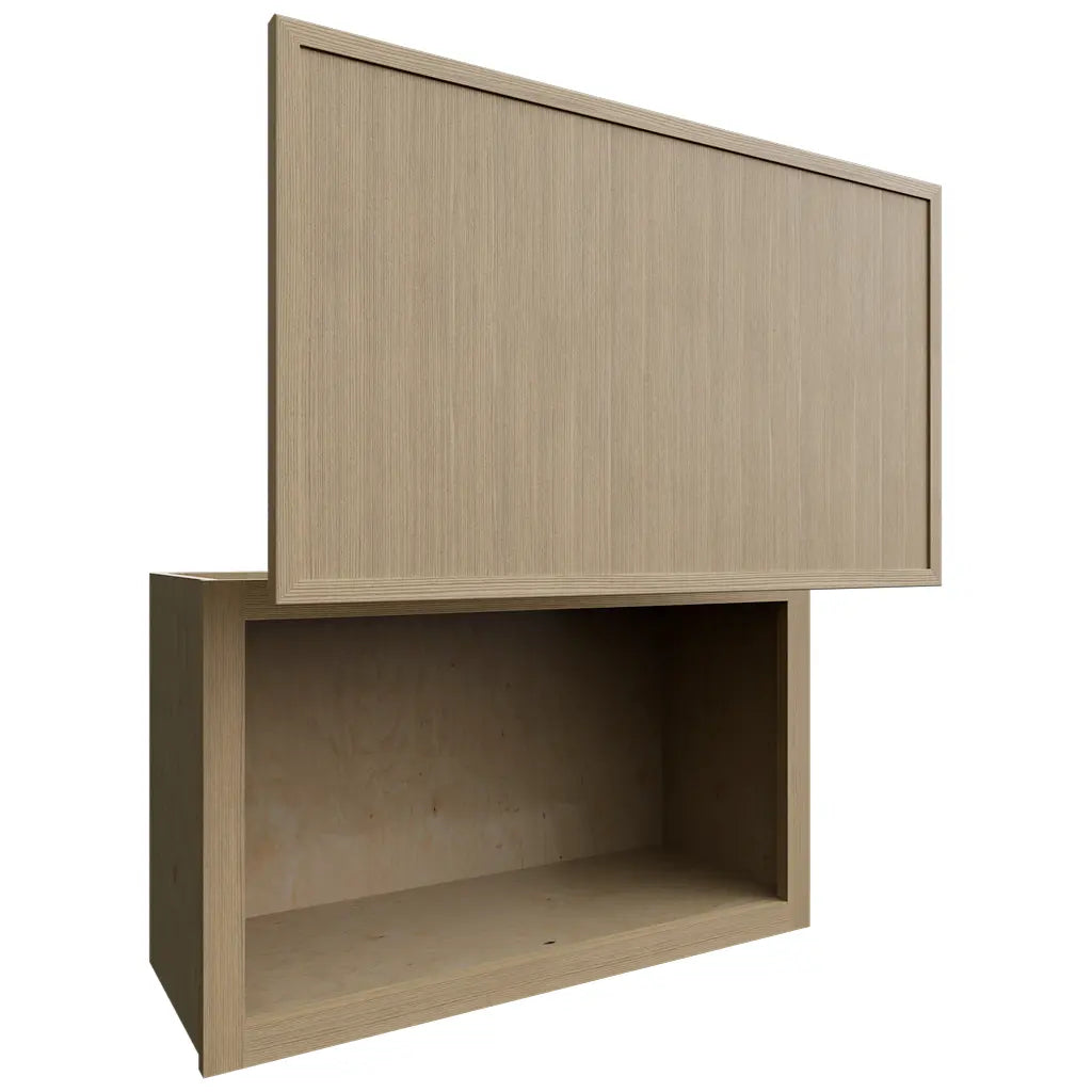 WAC3018 ( Wall | Appliance Cabinet - 30"W X 18"H X 12"D ) | Luna Desert Oak