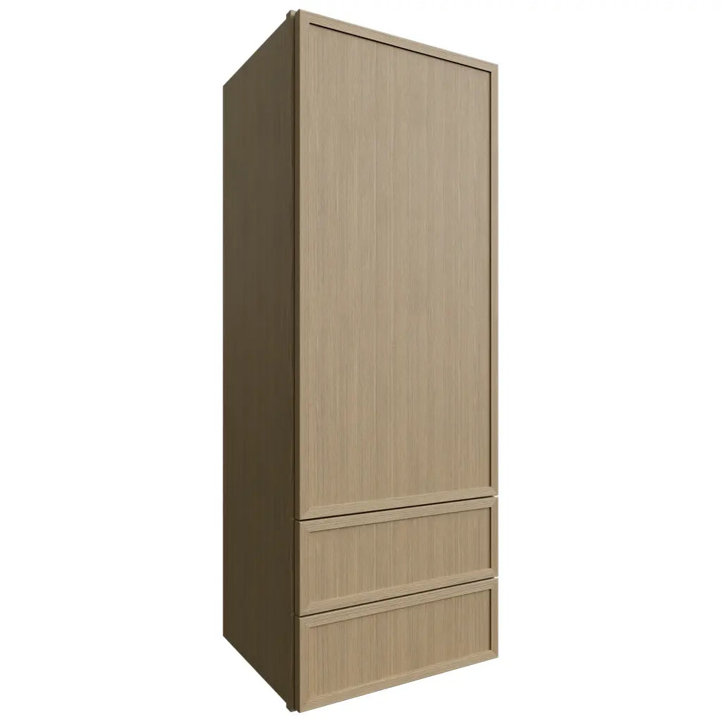 WD1848 ( Wall | Drawer Cabinet - 18"W X 48"H X 15"D ) | Luna Desert Oak