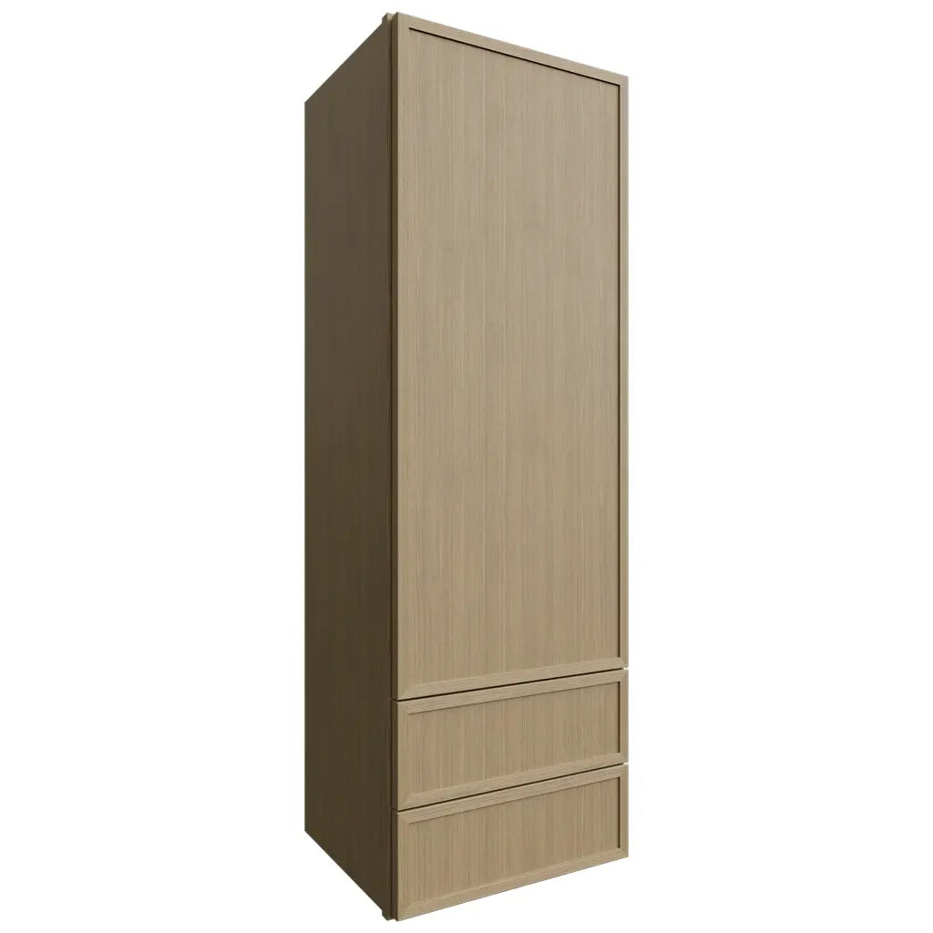 WD1854 ( Wall | Drawer Cabinet - 18"W X 54"H X 15"D ) | Luna Desert Oak