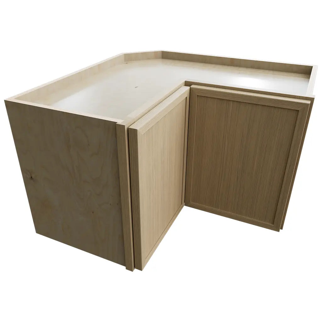 WPC2415 (Armario de esquina para pared | Gabinete para tartas - 61 cm de ancho x 38 cm de alto x 61 cm de profundidad) | Roble del desierto Luna