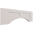 VARP36 - Wall - Arched Recessed Valance - 36 W X 12 H X 3 4 T - Luna Dove