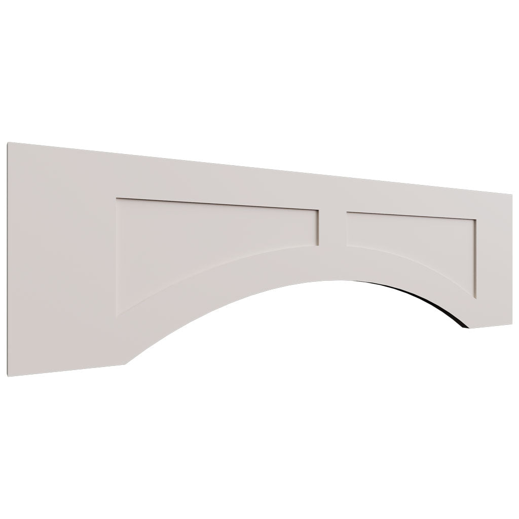VARP42 - Wall - Arched Recessed Valance - 42 W X 12 H X 3 4 T - Luna Dove