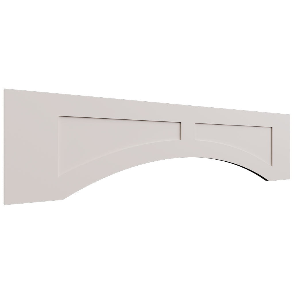 VARP48 - Wall - Arched Recessed Valance - 48 W X 12 H X 3 4 T - Luna Dove