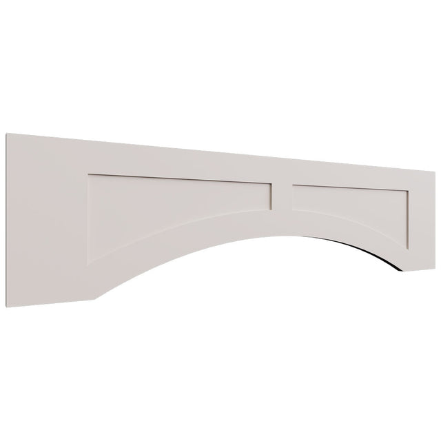 VARP48 - Wall - Arched Recessed Valance - 48 W X 12 H X 3 4 T - Luna Dove