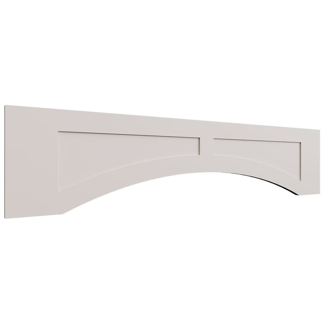 VARP54 - Wall - Arched Recessed Valance - 54 W X 12 H X 3 4 T - Luna Dove