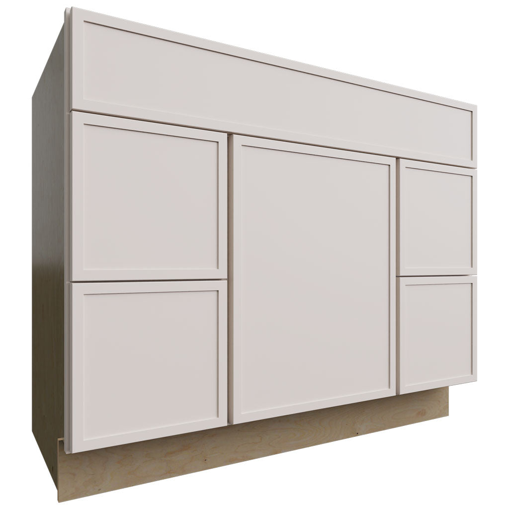 VSD42 - Vanity - Combo Cabinet - 42 W X 34-1 2 H X 21 D - Luna Dove