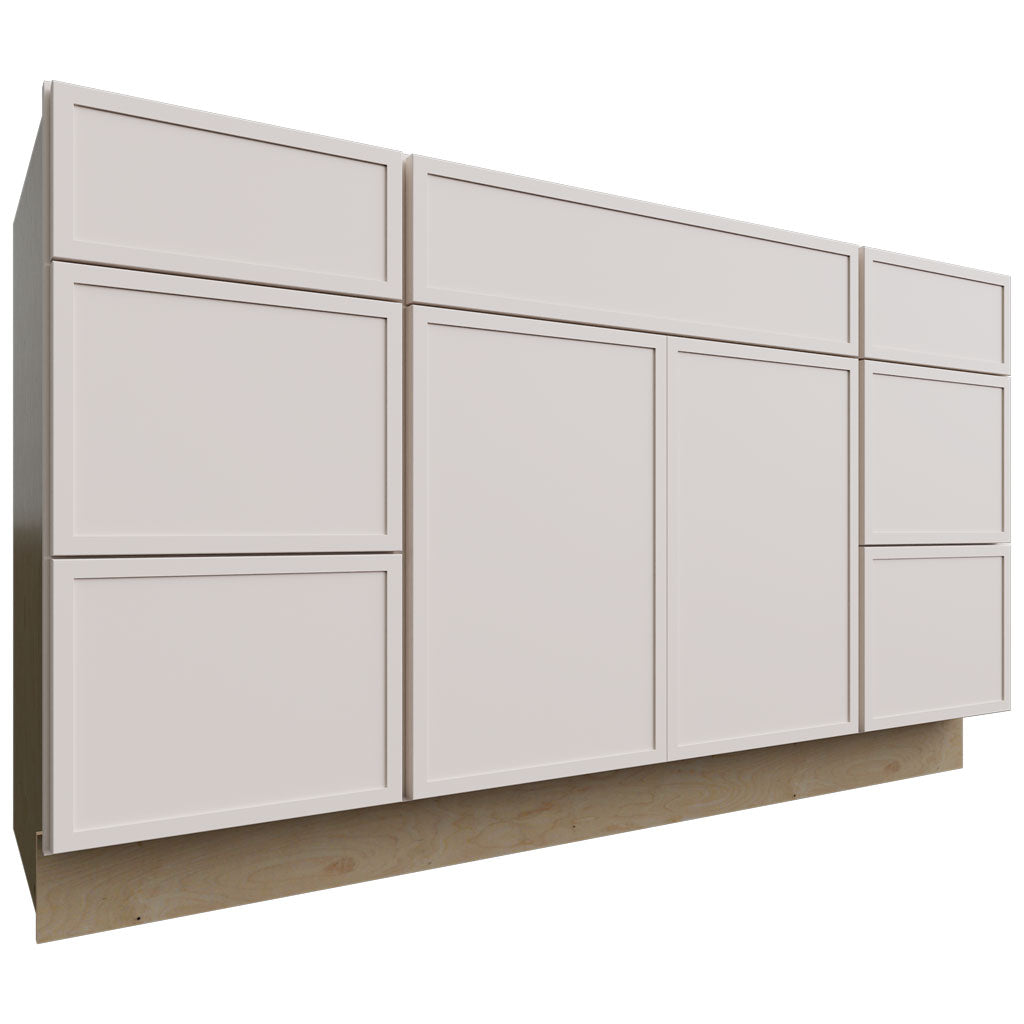 VSD60SINGLE - Vanity - Combo Cabinet - 60 W X 34-1 2 H X 21 D - Luna Dove
