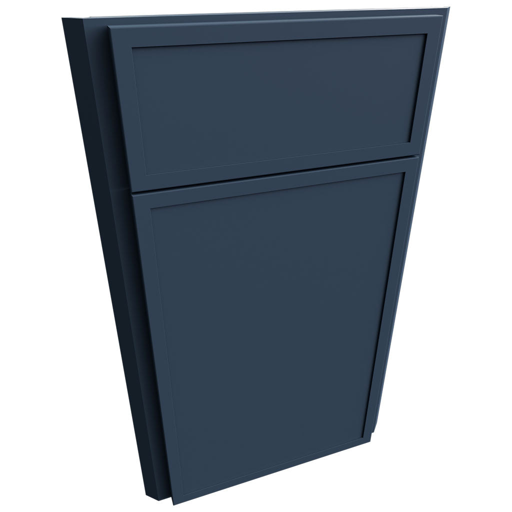 DSFL36 - Base Corner - Diagonal Sink Front - Floor Only - Luna Indigo