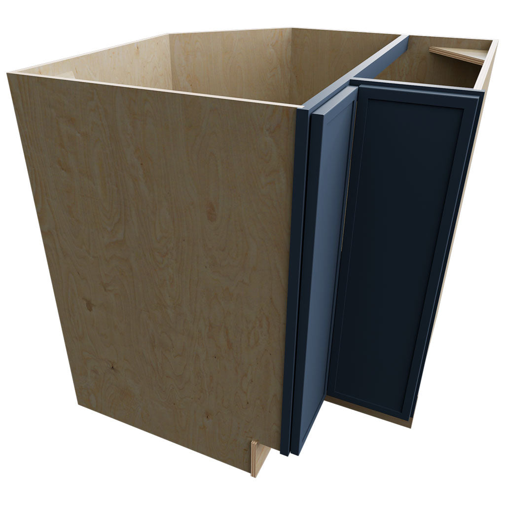 ERB33 - Base Corner - Easy Reach Cabinet - 33 W X 34-1 2 H X 33 D - Luna Indigo