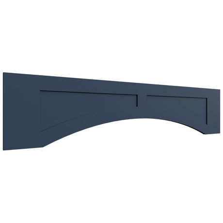 VARP54 - Wall - Arched Recessed Valance - 54 W X 12 H X 3 4 T - Luna Indigo