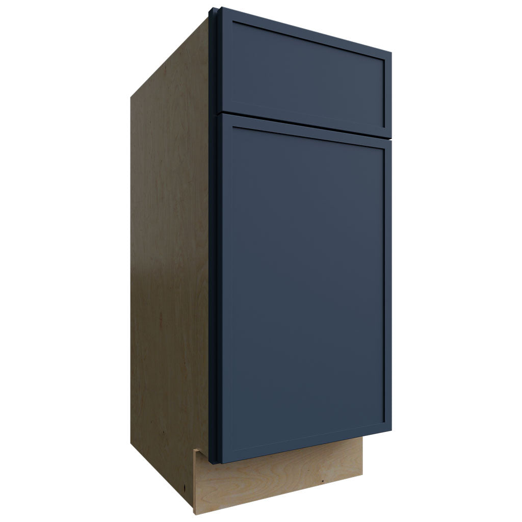 VB15-34 - Vanity - Base Standard Cabinet - 15 W X 34-1 2 H X 21 D - Luna Indigo