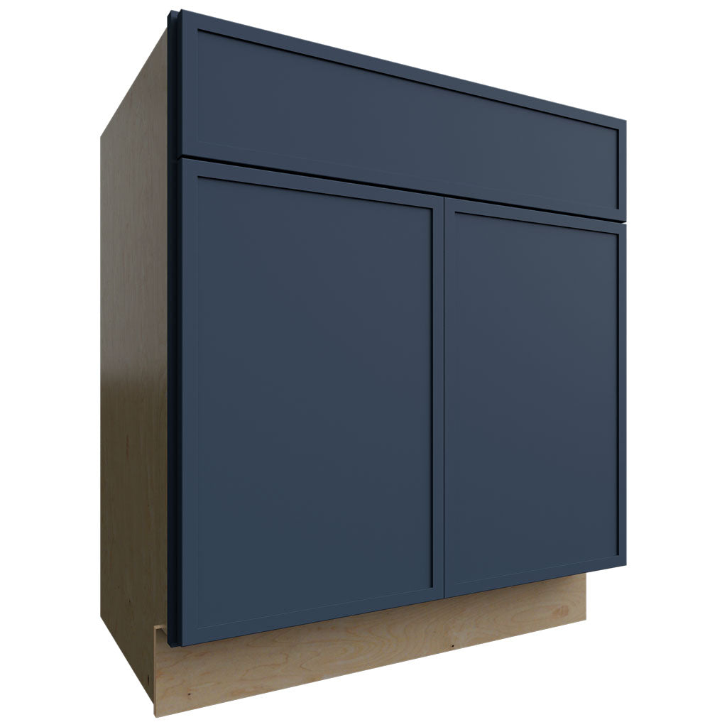VB30-34 - Vanity - Base Standard Cabinet - 30 W X 34-1 2 H X 21 D - Luna Indigo