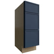 VDB12-34 - Vanity - Drawer Cabinet - 12 W X 34-1 2 H X 21 D - Luna Indigo