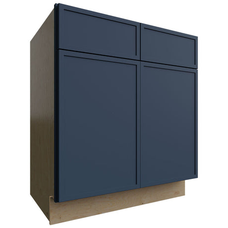 VSB30-34 - Vanity - Sink Cabinet - 30 W X 34-1 2 H X 21 D - Luna Indigo