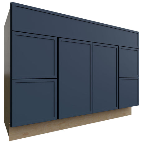 VSD48 - Vanity - Combo Cabinet - 48 W X 34-1 2 H X 21 D - Luna Indigo