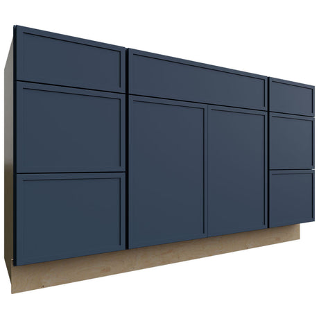 VSD60SINGLE - Vanity - Combo Cabinet - 60 W X 34-1 2 H X 21 D - Luna Indigo