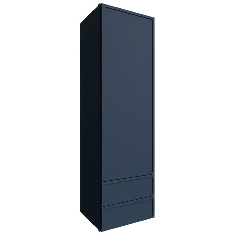 WD1860 - Wall - Drawer Cabinet - 18 W X 60 H X 15 D - Luna Indigo