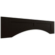 VARP48 - Wall - Arched Recessed Valance - 48 W X 12 H X 3 4 T - Luna Kona